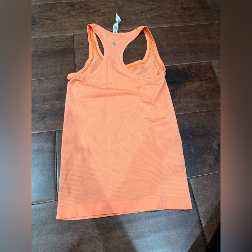 Swiftly Tech Racerback Tank Top 2.0 Orange Soda/Orange Soda Size 2 - Picture 2 of 4